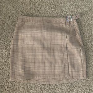 Hesperus Plaid Wrap Buckle Skirt